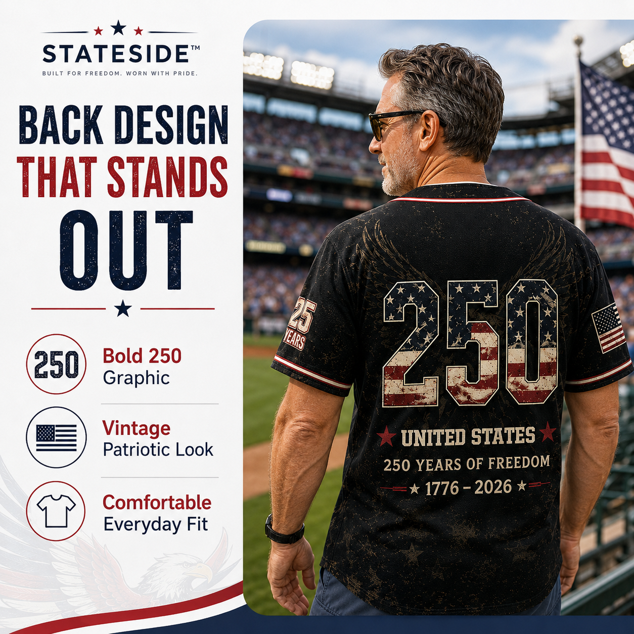 Stateside™ USA 250 Anniversary Jersey