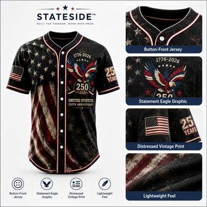 Stateside™ USA 250 Anniversary Jersey