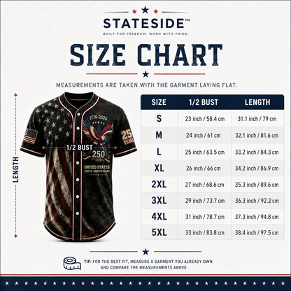 Stateside™ USA 250 Anniversary Jersey